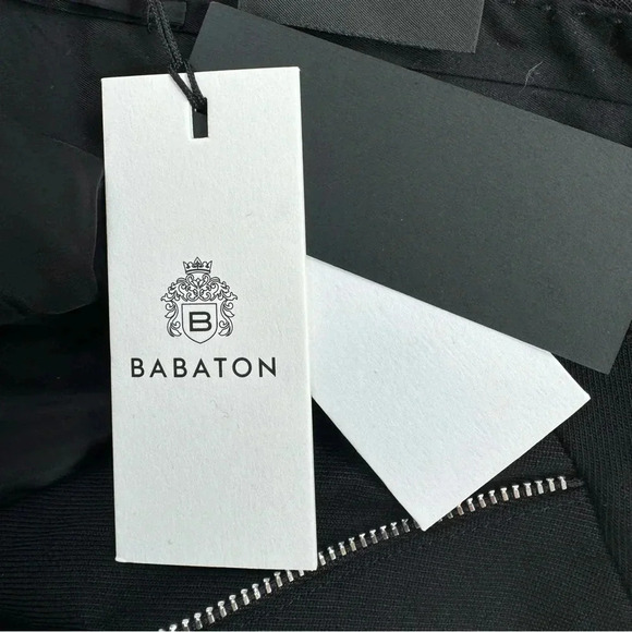 NWT Aritzia Babaton Agency Pant Wool Twill HIgh Waisted Trousers in Black Short - Picture 7 of 16